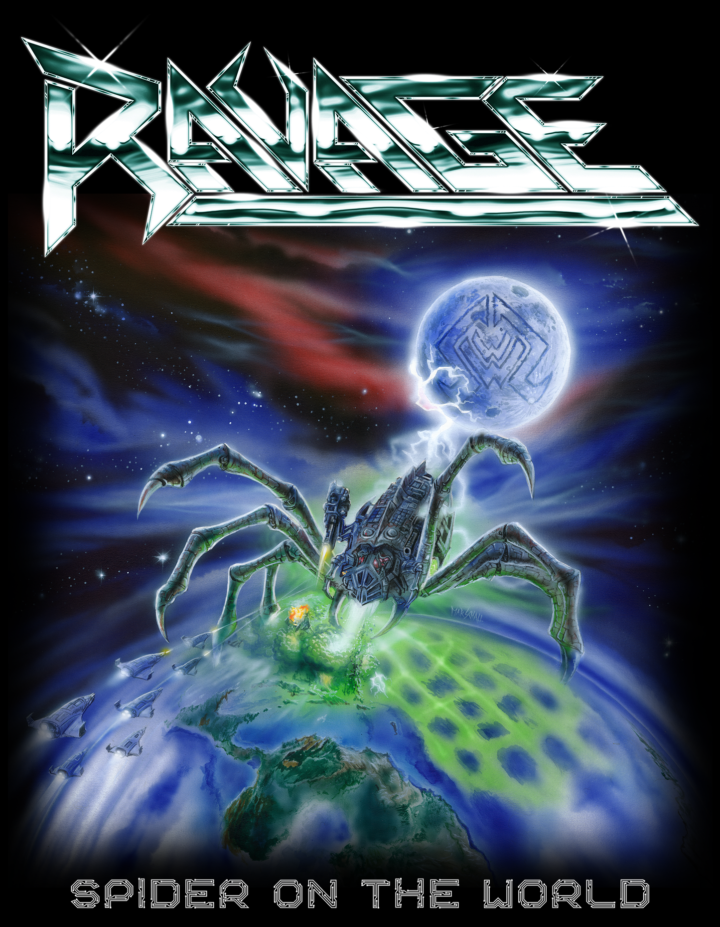 Spider on the World - Tshirt