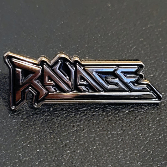 RAVAGE Black Chrome Logo Pin