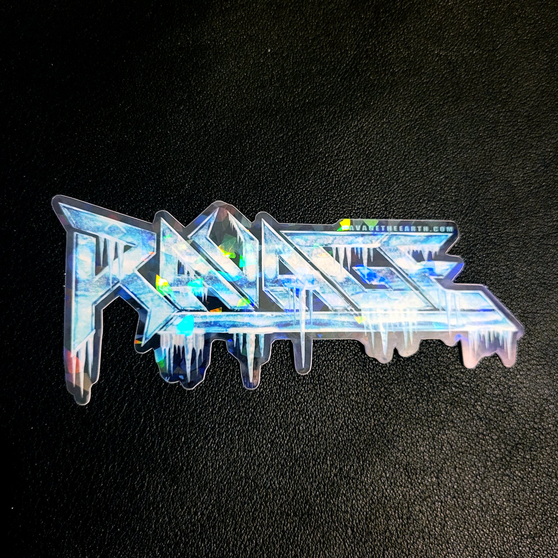 RAVAGE Ice Logo Sticker – Ravage Metal Merch