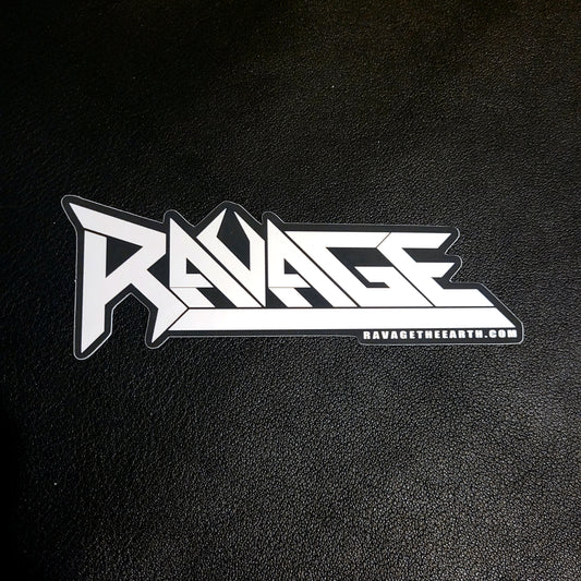 RAVAGE Metalic Matte Logo Sticker